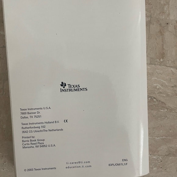 Texas Instruments T1-83 guidebook - Picture 2 of 5